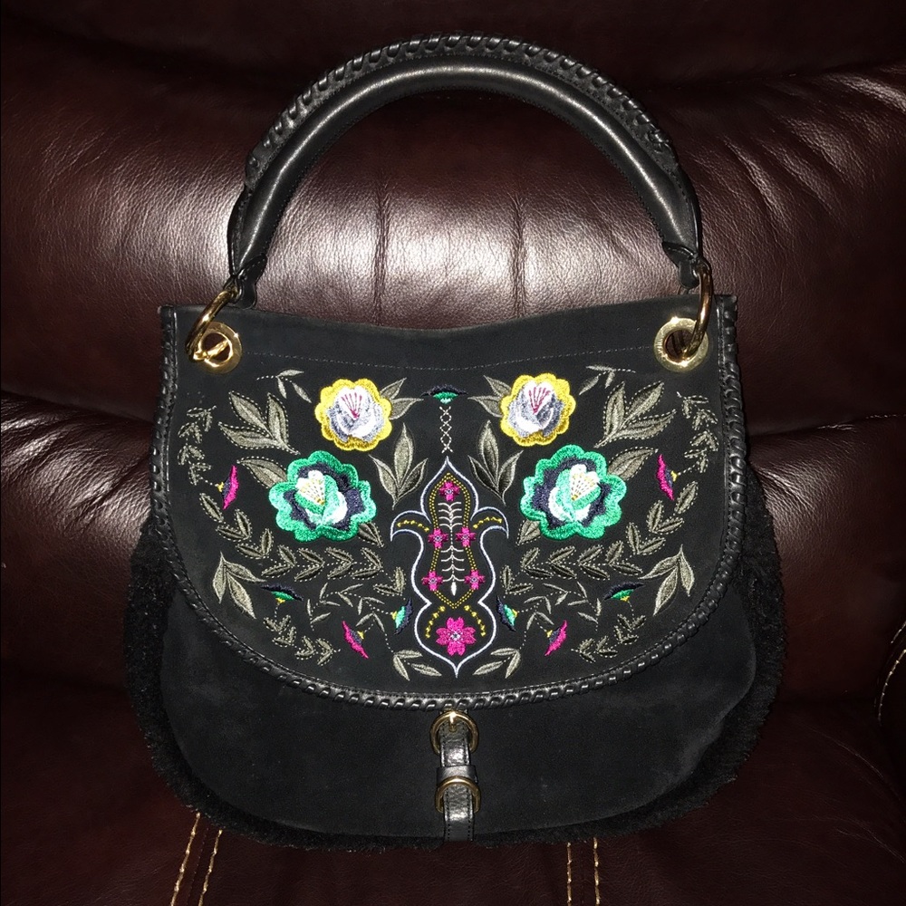 UGG Calfskin handbag With Multi Color Design