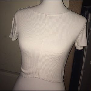 white forever 21 crop top