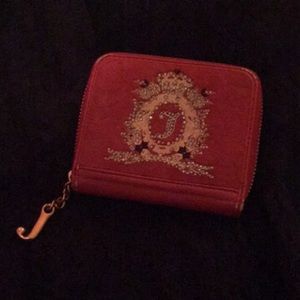 Pink Suede Juicy Couture Wallet