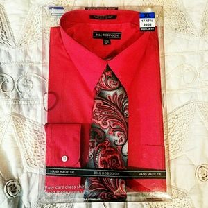 Bill Robinson Dress Shirt and Neck Tie Set