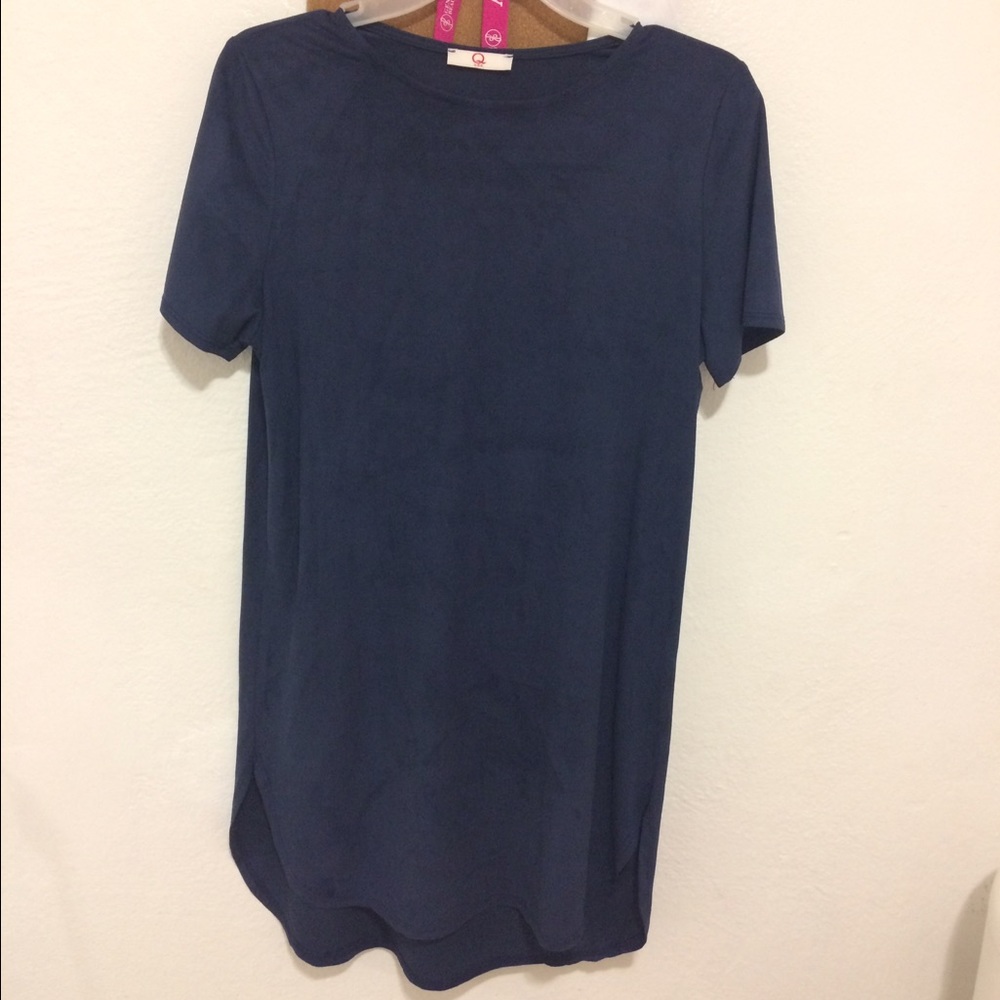 Suede dress
