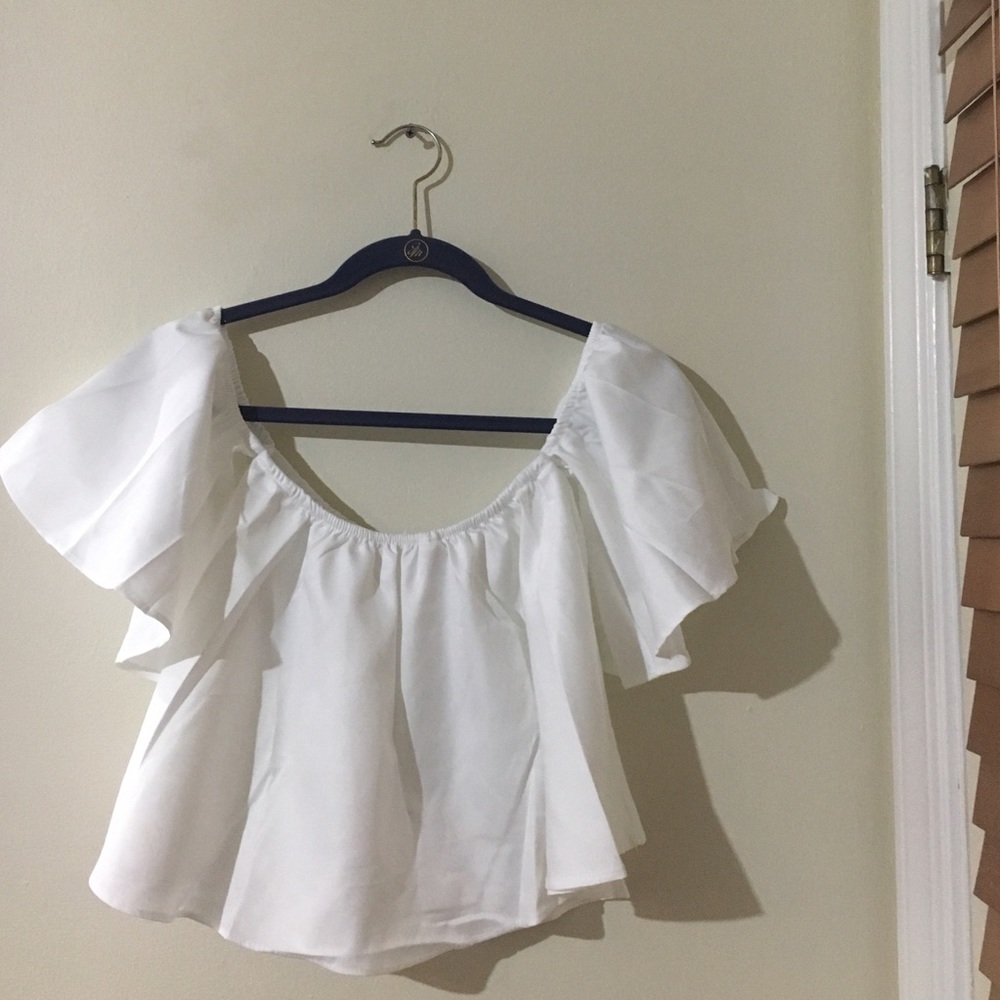 🌟Last ✨HP✨ Colleen off the Shoulder Crop Top - Picture 6 of 7