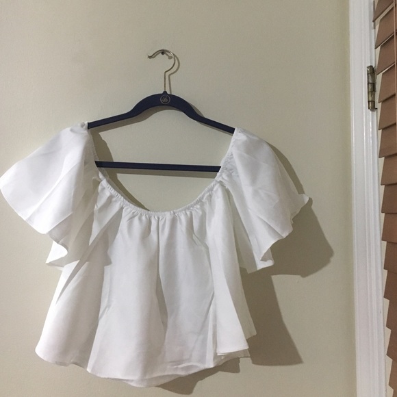 🌟Last ✨HP✨ Colleen off the Shoulder Crop Top - Picture 6 of 7