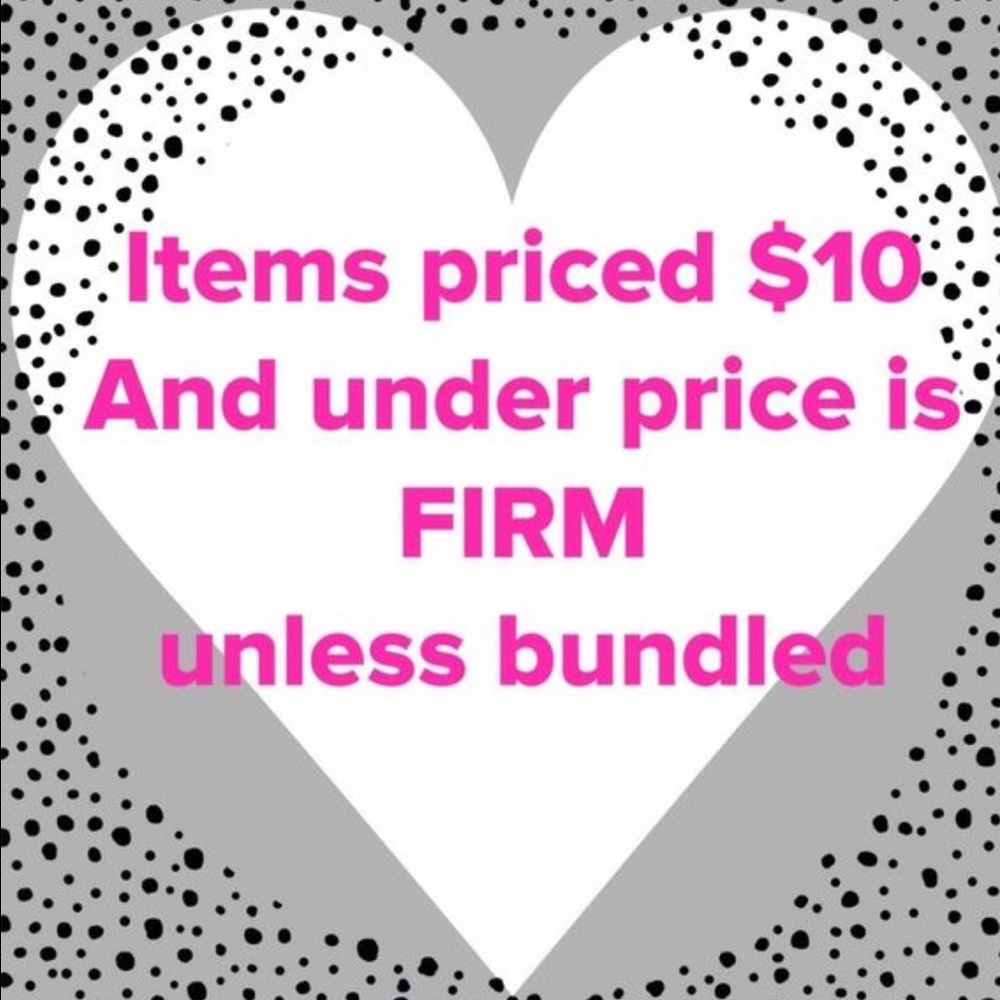 All items listed at $10 or less - price firm