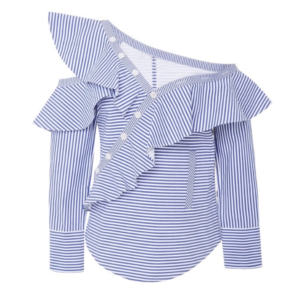 🆕 Alyssa Off The Shoulder Ruffle Top - Picture 4 of 8