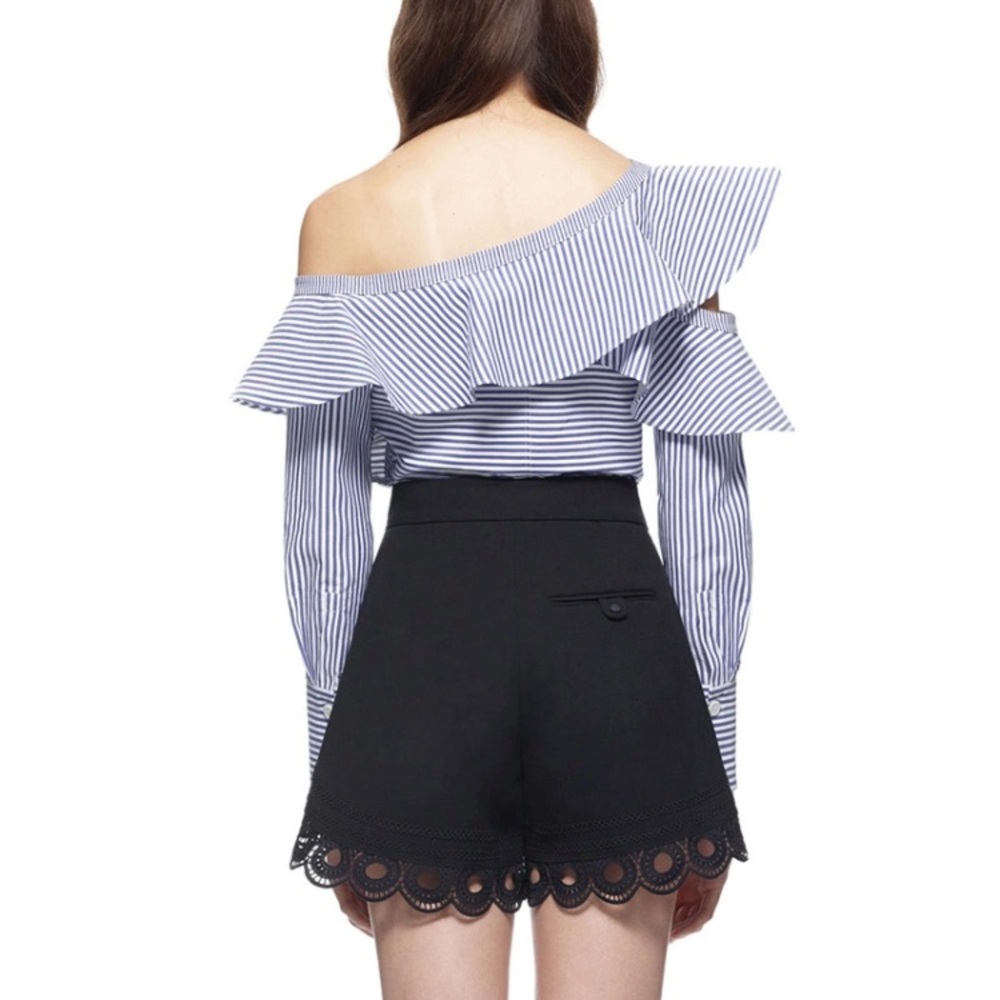 🆕 Alyssa Off The Shoulder Ruffle Top - Picture 2 of 8