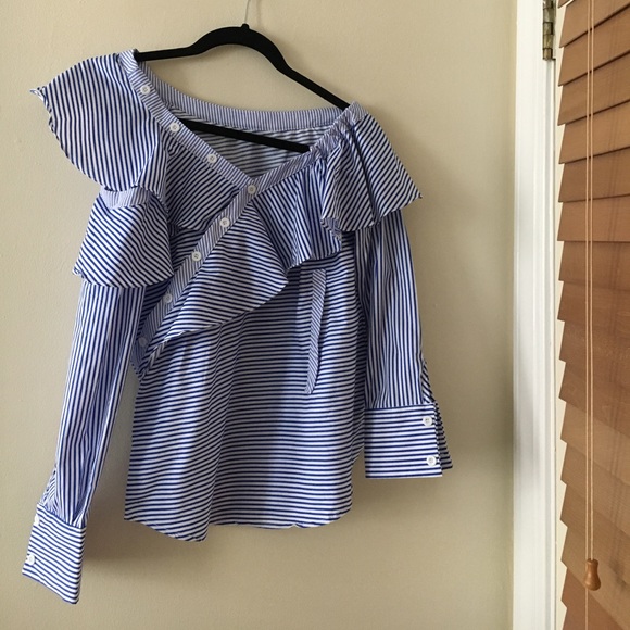 🆕 Alyssa Off The Shoulder Ruffle Top - Picture 5 of 8