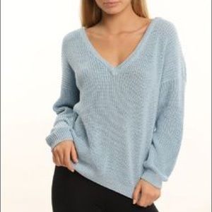 Kittenish periwinkle sweater