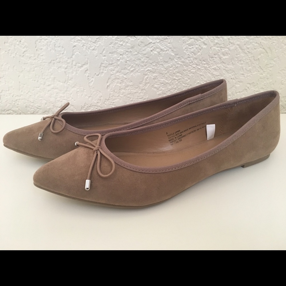 Merona Tan Flats NEW!