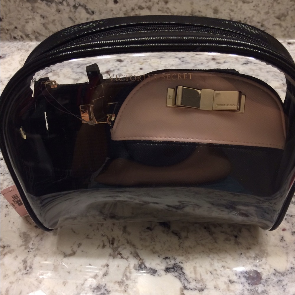 VS Bow Cosmetic Bag Trio
