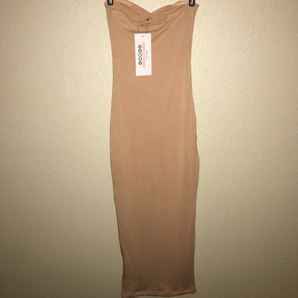 Double layered midi dress - Picture 2 of 3