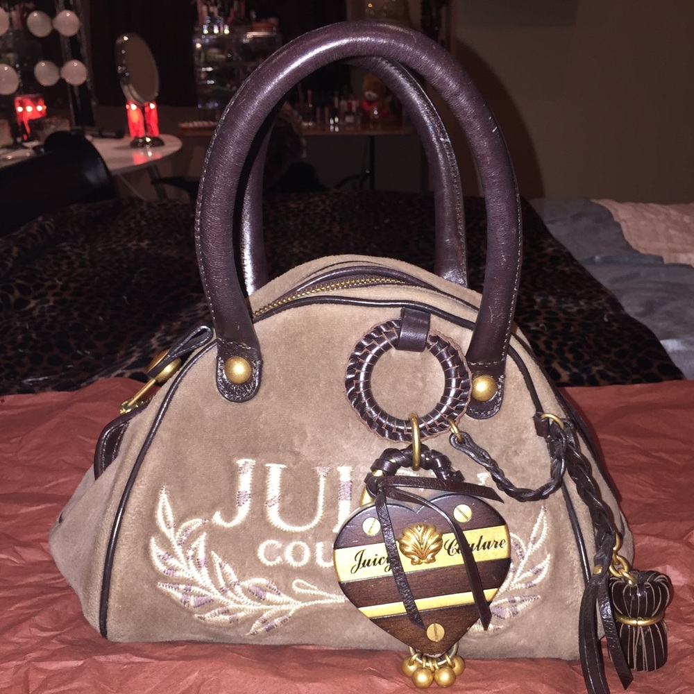 Juicy Couture velour handbag