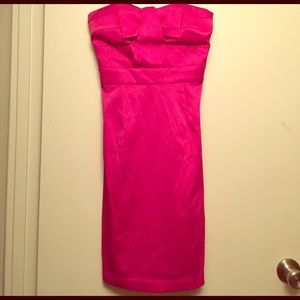 BCBG Haltered Strappless Dress