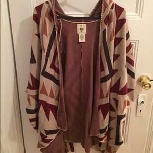 Billabong oversized poncho