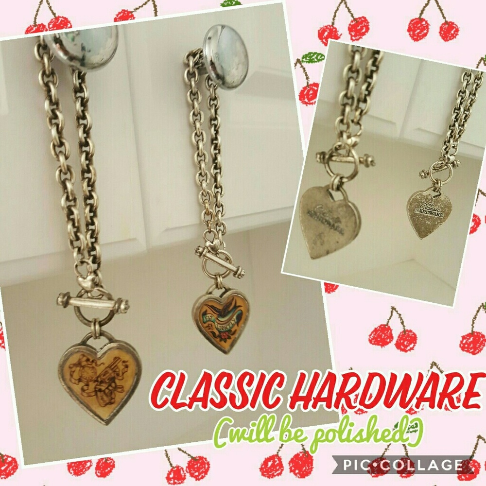 Classic Hardware Bracelets Silver Pinup Rockabilly