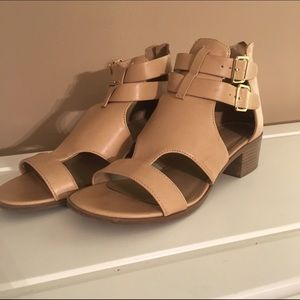 Double Strap Tan Sandal