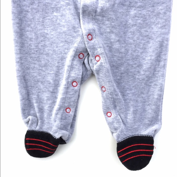 Little me footed train pajamas - Picture 4 of 5