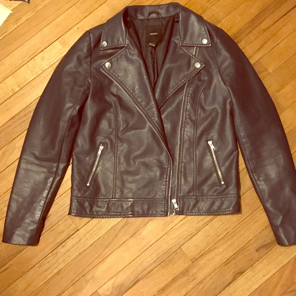 Faux Leather Jacket
