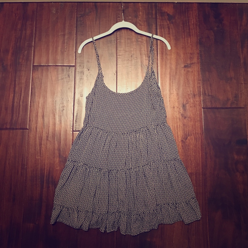 Brandy Melville Sun Dress - Navy Blue