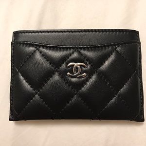 Chanel card holder wallet