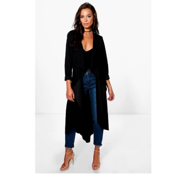Boohoo Jackets & Blazers - Black Duster