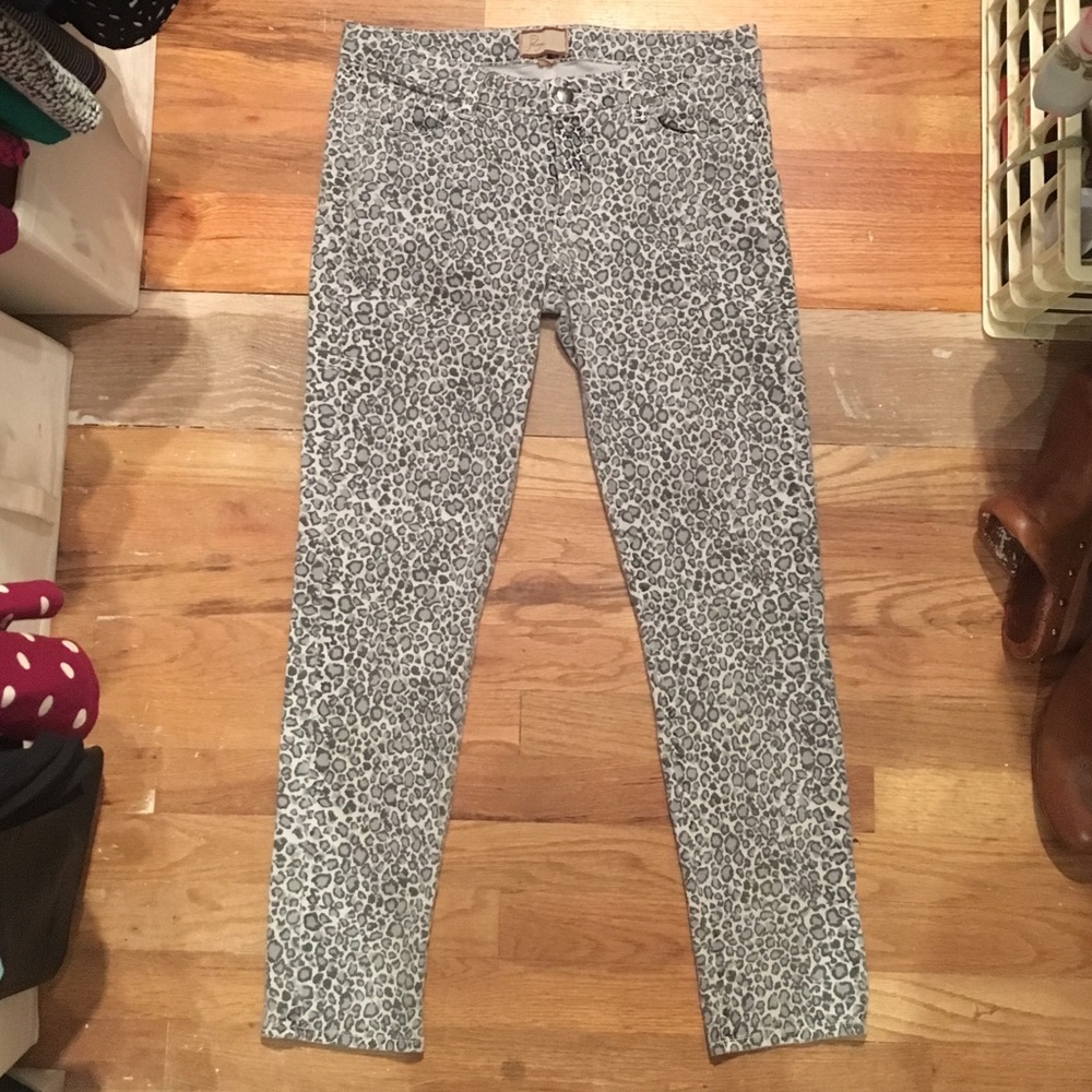 Paige Premium Denim Leopard Peg Skinny