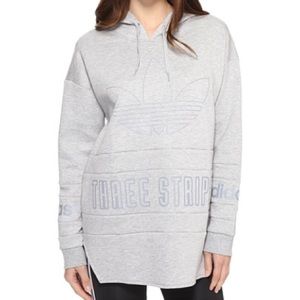 Adidas women's grey sweatshirt