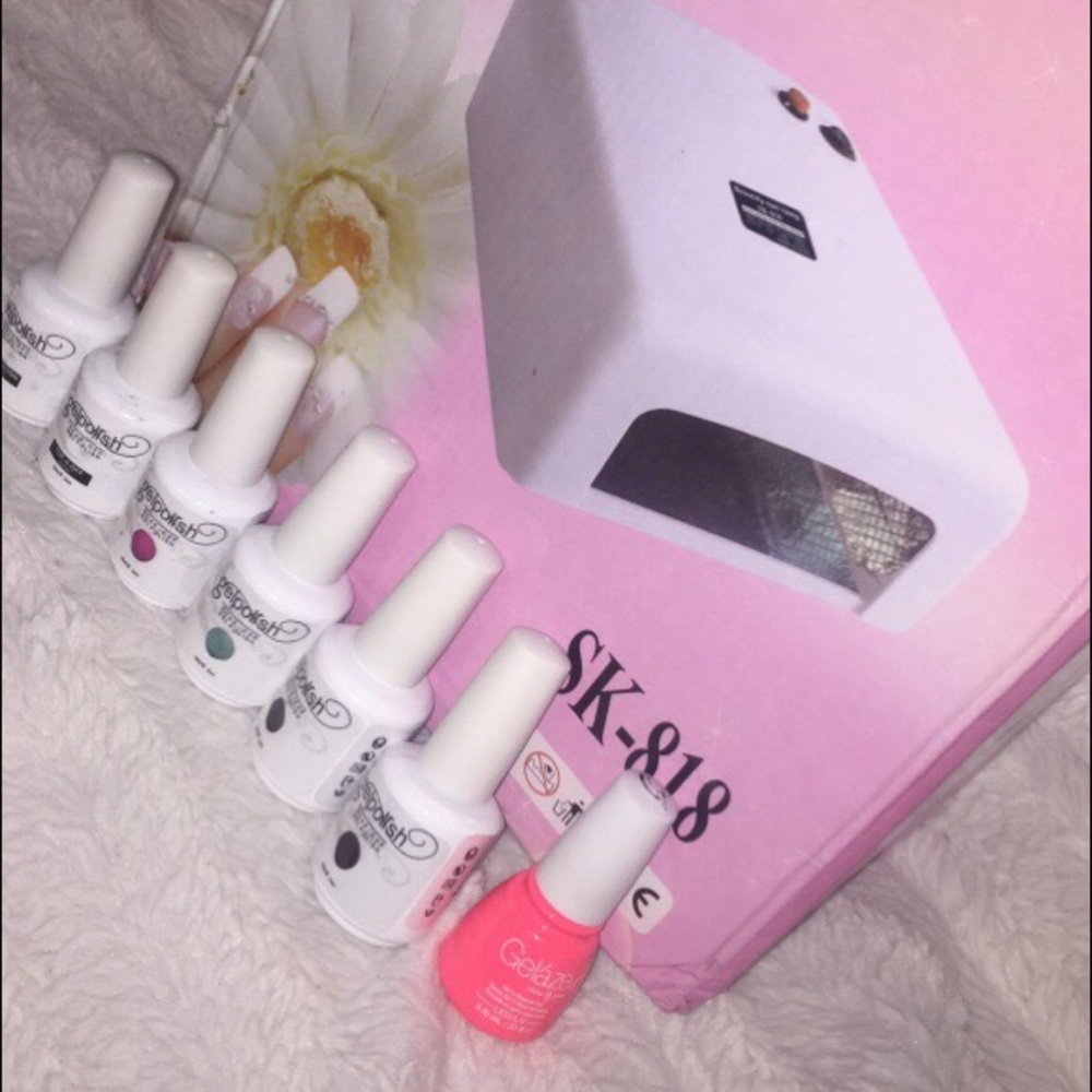 UV gel set (Light and 5 colors)