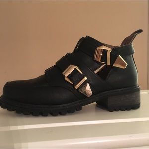 Double Buckle Ankle Bootie