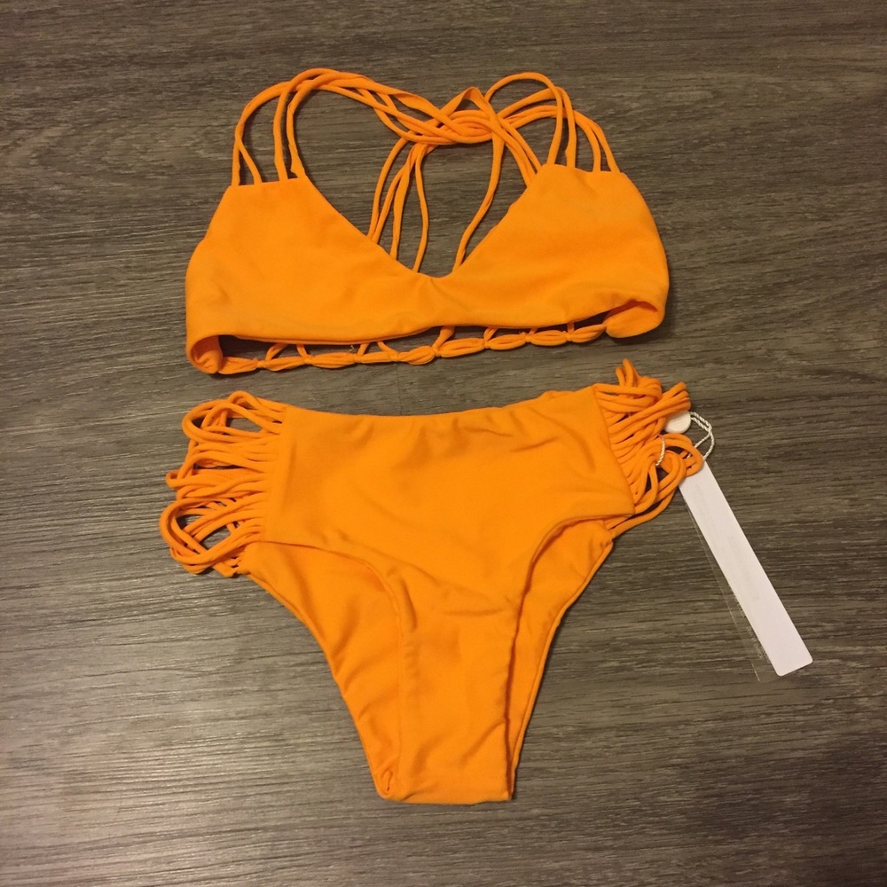 MIKOH SWIMWEAR SET in Ginger