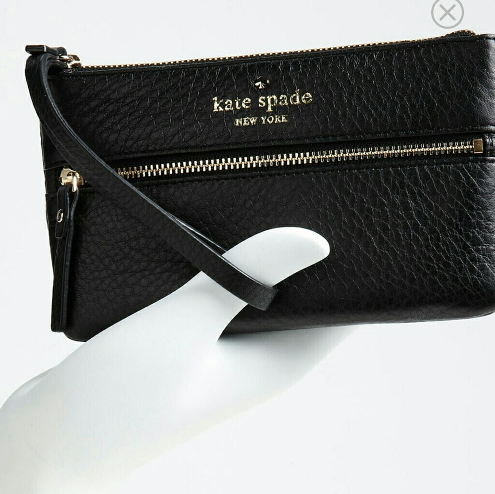 Kate Spade leather wristlet