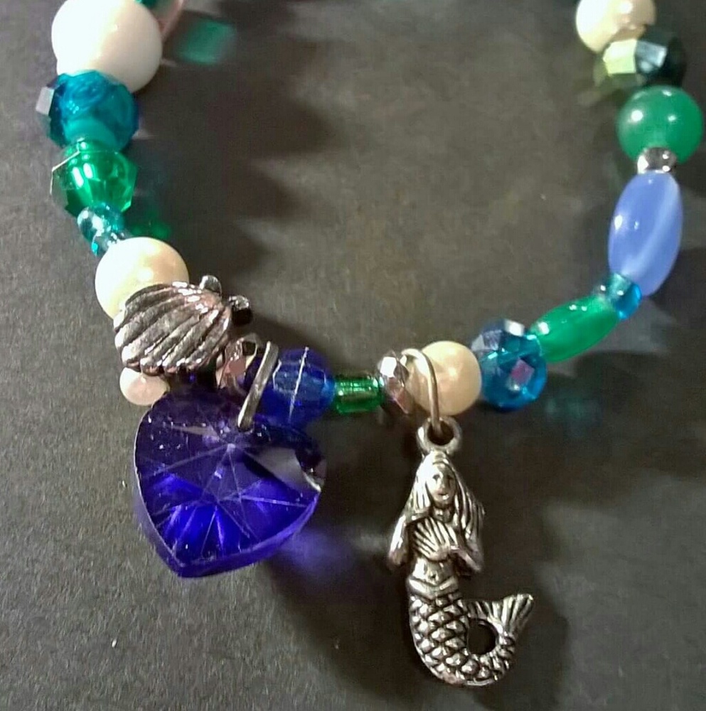 Mermaid charm bracelet