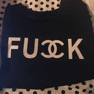 Chanel Logo Crew Neck