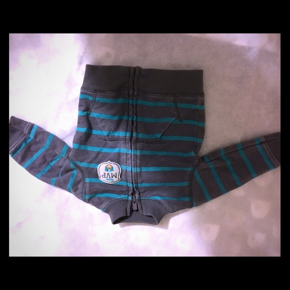 Newborn zip up jacket