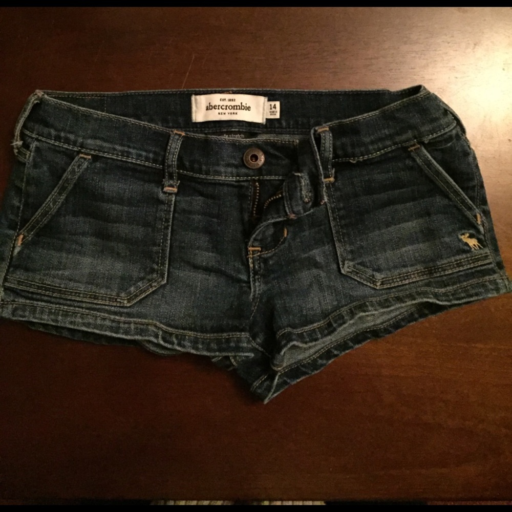 Abercrombie kids jean shorts
