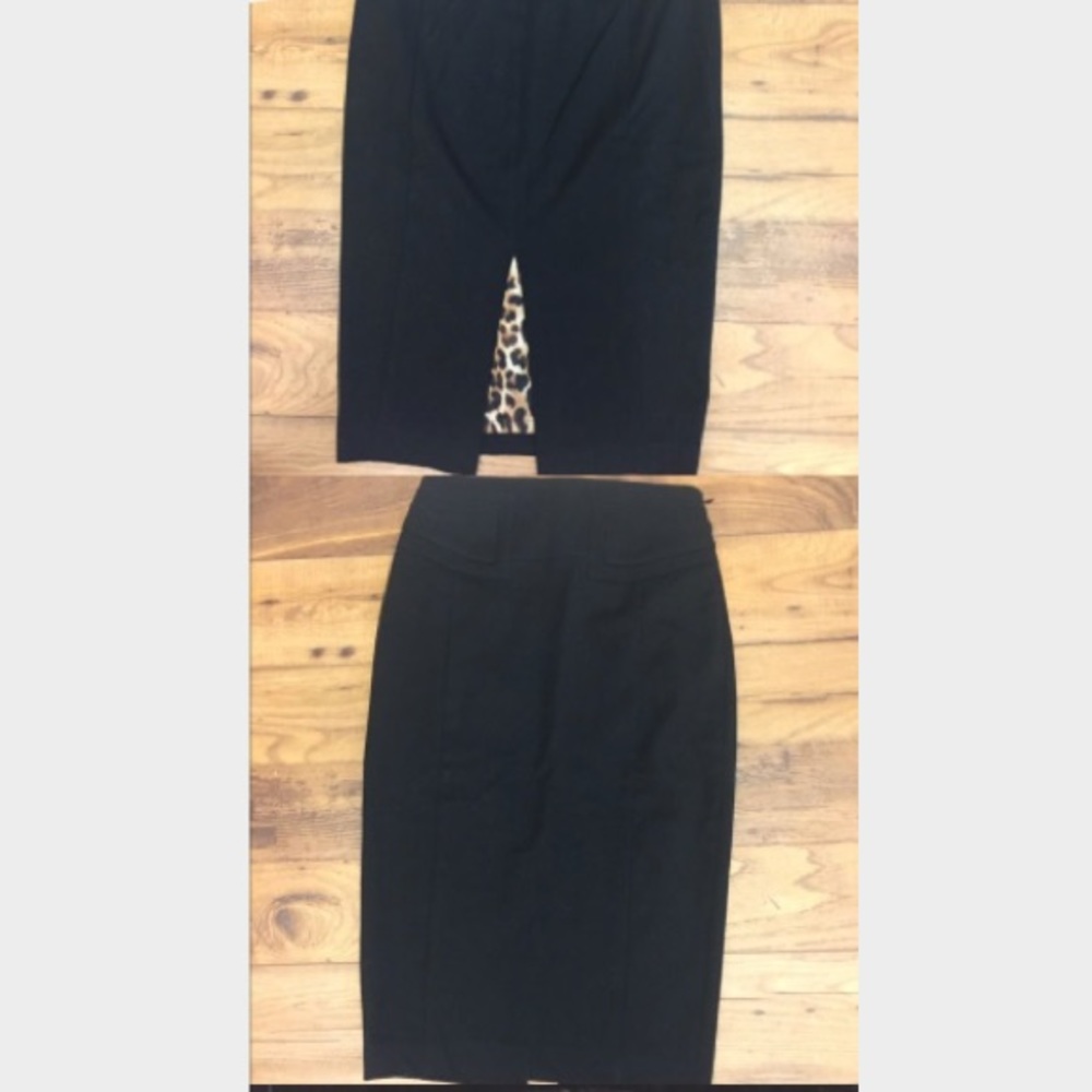 Express black pencil skirt