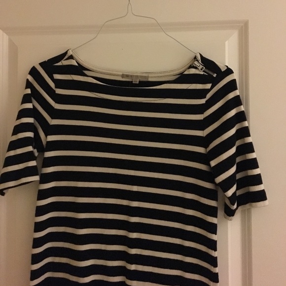 Navy and white striped Gap dress - Picture 2 of 2
