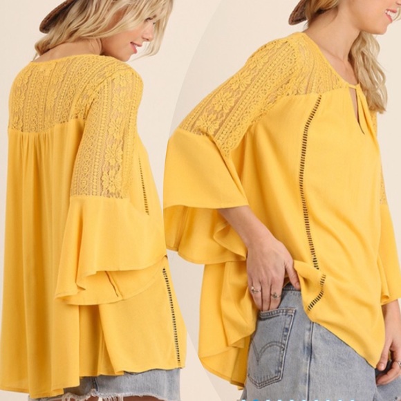T.La Tops - 🌺HOST PICK 4/22🌺BOHO BELL SLEEVE TOP