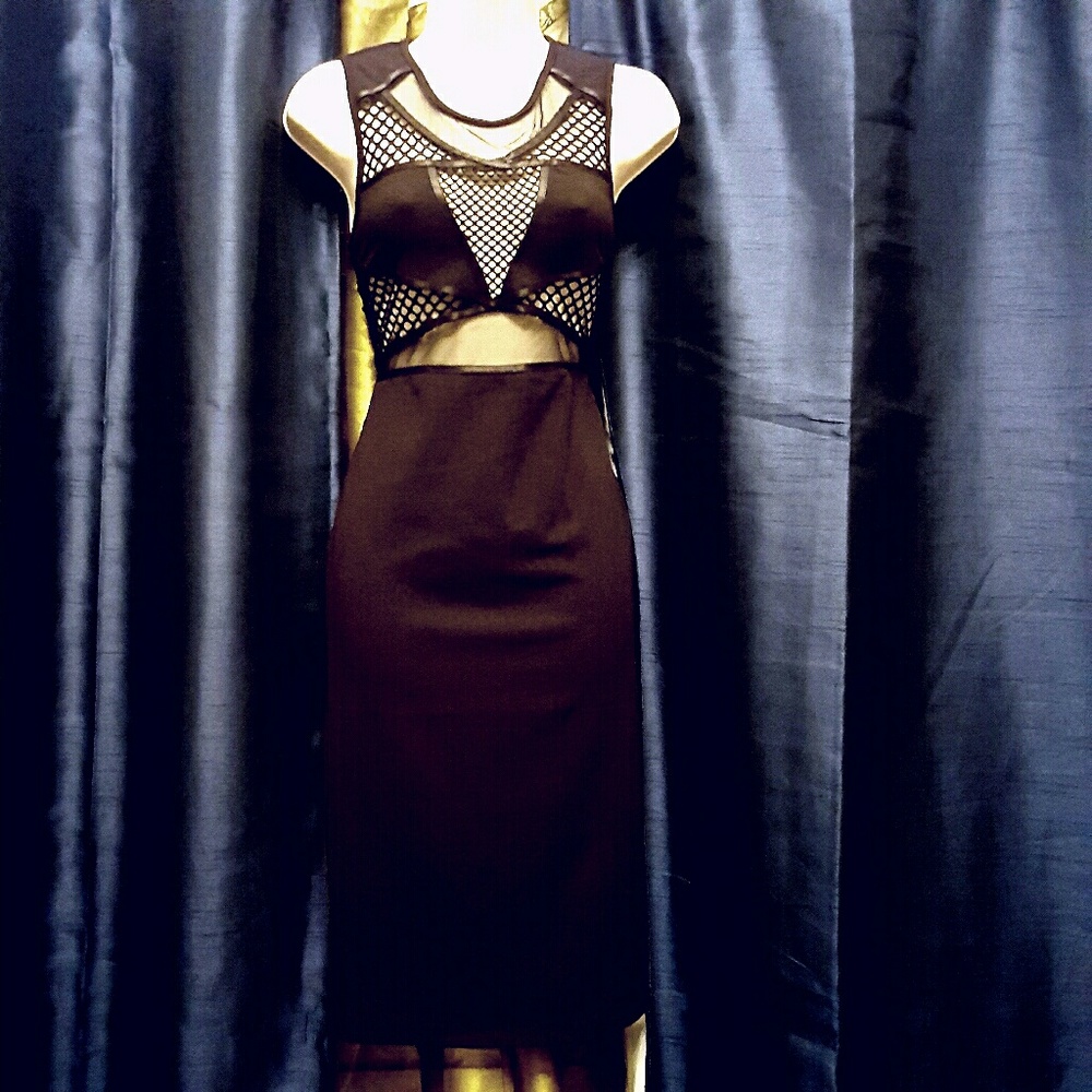 NWT sexy stretch  black bandage dress