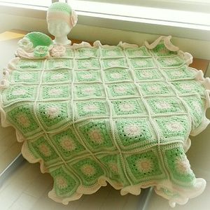 Crochet Daisy Baby Blanket