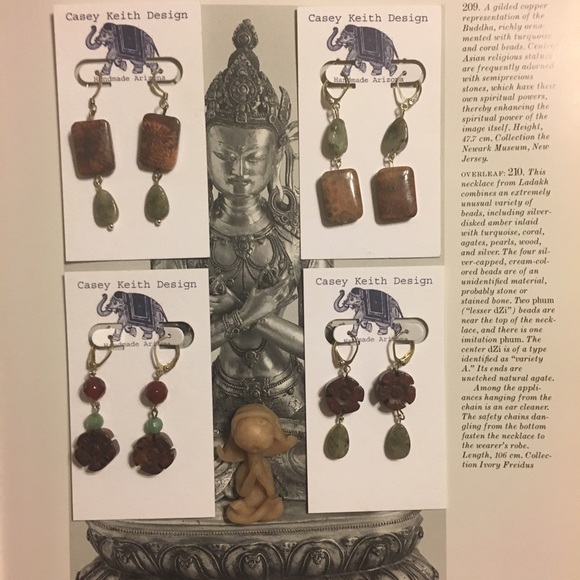 Bodhi Tree Earrings - Picture 3 of 4