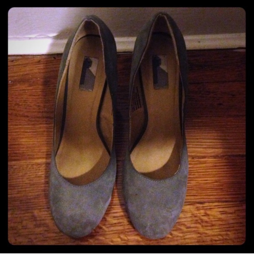 Grey Suede Urban Outfitters Heels