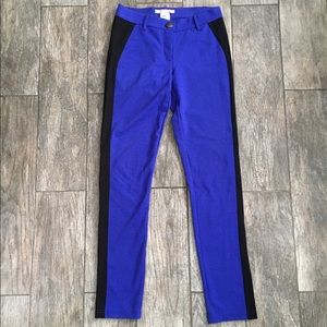 Royal blue stretch pant