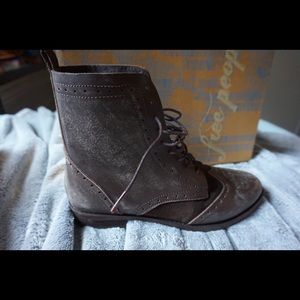 Brand new in box free people combat boots
