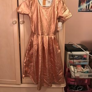 NWT Lularoe elegant Amelia rose gold XS