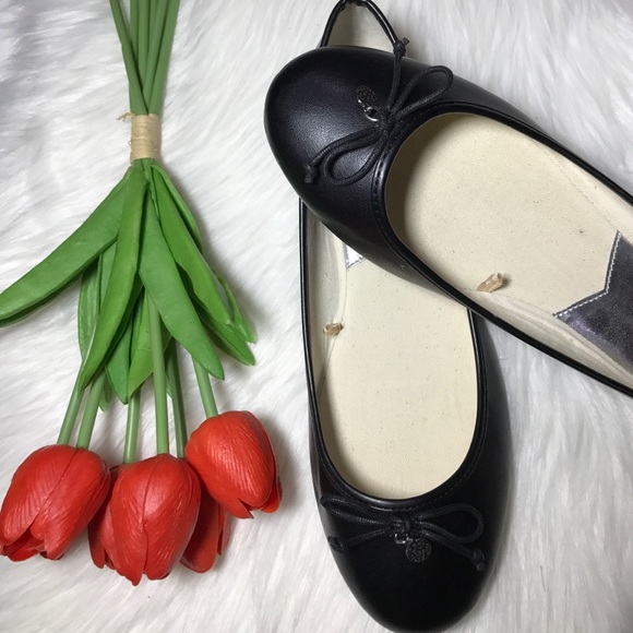 Vegan Leather Casual Ballet Wide Fit Flats - Picture 5 of 5