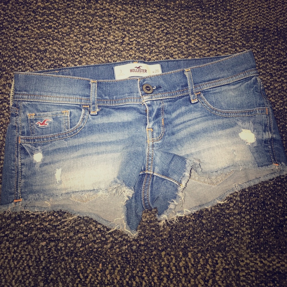 Hollister jean shorts
