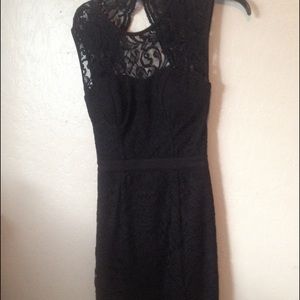 Black lace dress