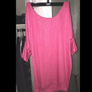 Hot pink Medium shirt.