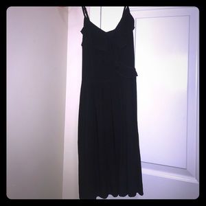 Black spaghetti strap dress